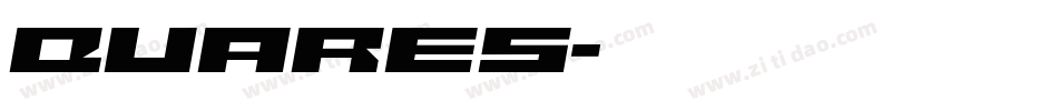 Quares字体转换