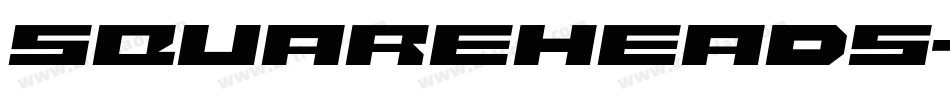 Squareheads字体转换