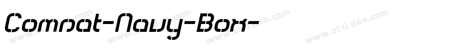 Comsat-Navy-Box字体转换