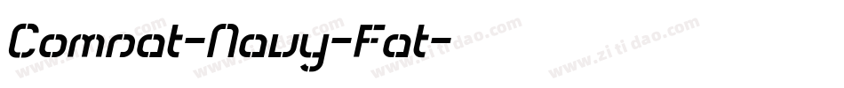 Comsat-Navy-Fat字体转换