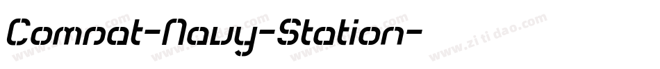 Comsat-Navy-Station字体转换