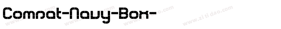 Comsat-Navy-Box字体转换