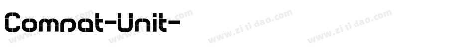 Comsat-Unit字体转换