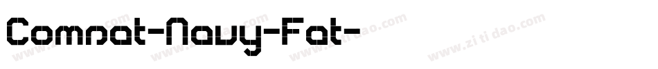 Comsat-Navy-Fat字体转换