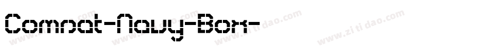 Comsat-Navy-Box字体转换