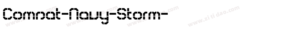 Comsat-Navy-Storm字体转换