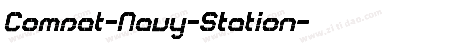 Comsat-Navy-Station字体转换