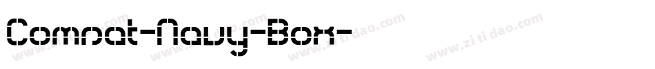 Comsat-Navy-Box字体转换