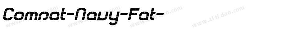 Comsat-Navy-Fat字体转换