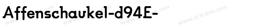 Affenschaukel-d94E字体转换