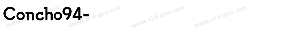 Concho94字体转换