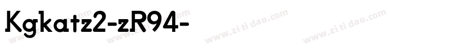 Kgkatz2-zR94字体转换
