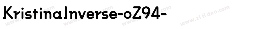 KristinaInverse-oZ94字体转换
