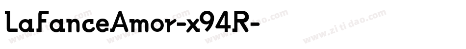 LaFanceAmor-x94R字体转换