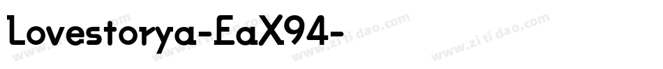 Lovestorya-EaX94字体转换