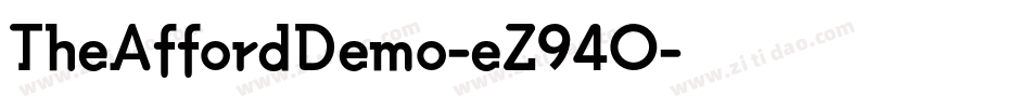 TheAffordDemo-eZ94O字体转换