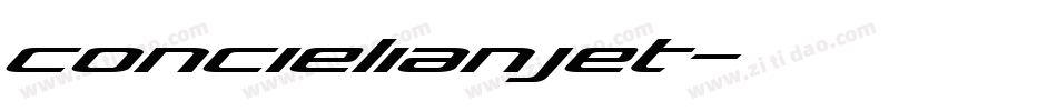 concielianjet字体转换