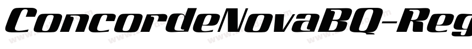 ConcordeNovaBQ-Regular字体转换