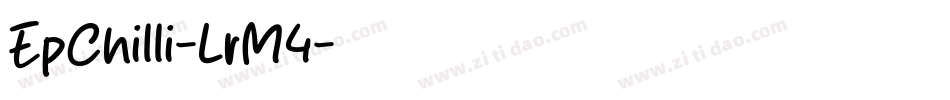 EpChilli-LrM4字体转换