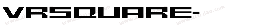 vrsquare字体转换