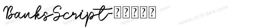 BanksScript字体转换