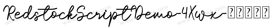 RedstockScriptDemo-4Xwx字体转换