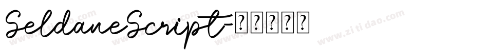 SeldaneScript字体转换