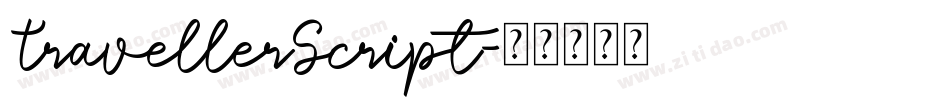 TravellerScript字体转换