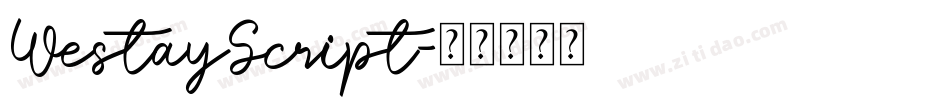 WestayScript字体转换
