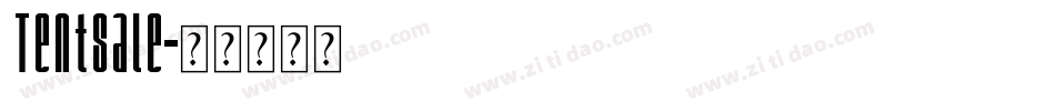 TentSale字体转换