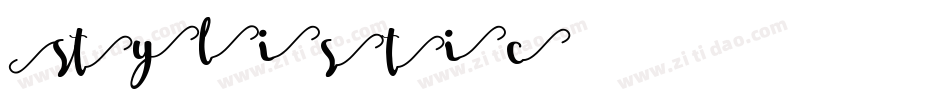 Stylistic字体转换