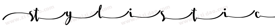 Stylistic字体转换