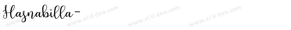 Hasnabilla字体转换