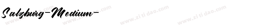 Salzburg-Medium字体转换