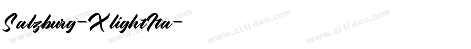 Salzburg-XlightIta字体转换
