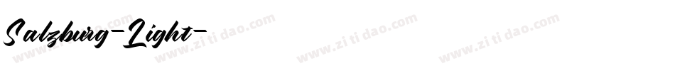 Salzburg-Light字体转换