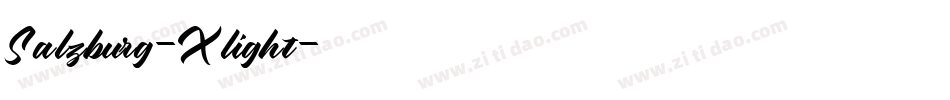 Salzburg-Xlight字体转换
