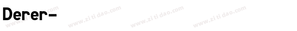 Derer字体转换