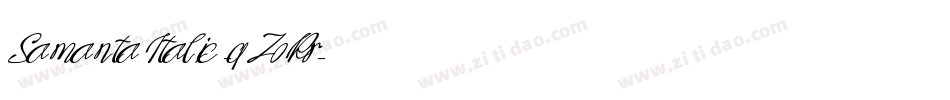 SamantaItalic-qZ0Rr字体转换