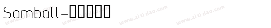 Samball字体转换