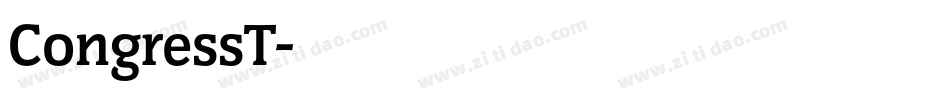 CongressT字体转换