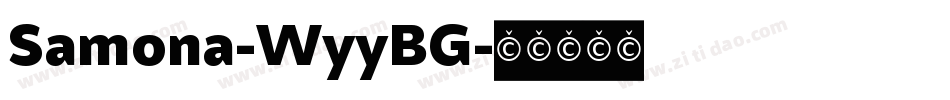 Samona-WyyBG字体转换
