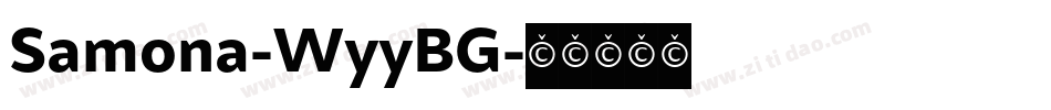 Samona-WyyBG字体转换