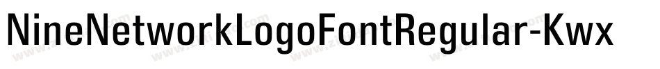 NineNetworkLogoFontRegular-Kwxp字体转换