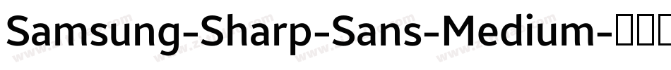 Samsung-Sharp-Sans-Medium字体转换