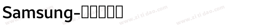 Samsung字体转换