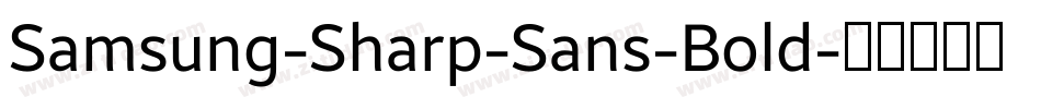 Samsung-Sharp-Sans-Bold字体转换