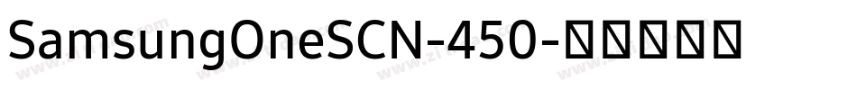 SamsungOneSCN-450字体转换