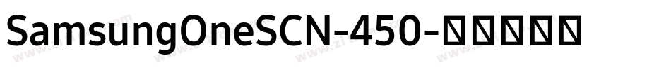 SamsungOneSCN-450字体转换