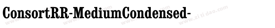 ConsortRR-MediumCondensed字体转换